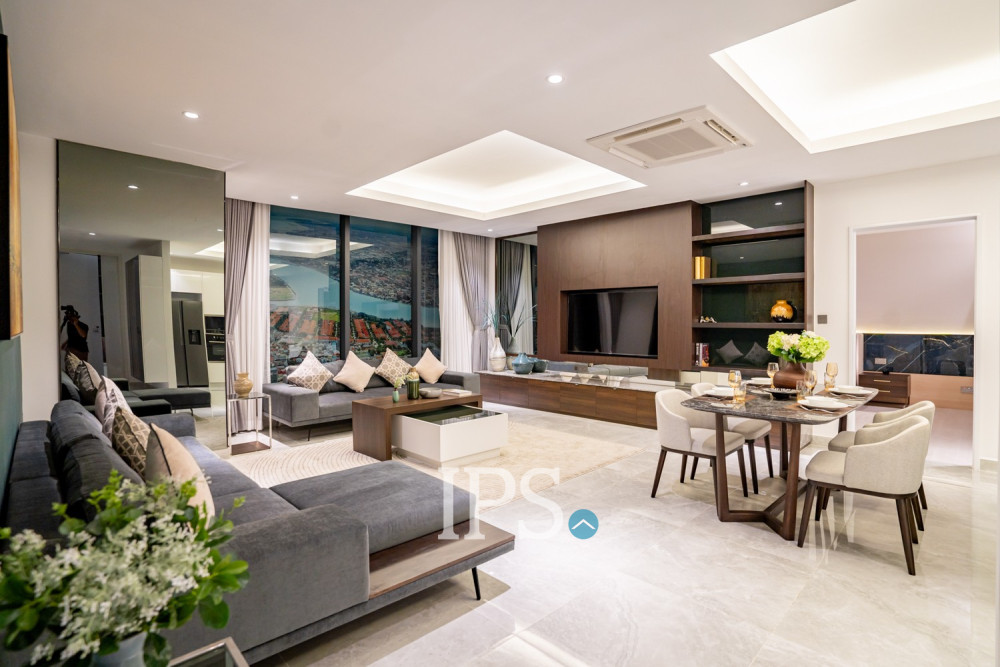 Type B 3-Bedroom Condo For Sale - J Tower 3, Tonle Bassac, Phnom Penh - Image 2 Type B 3-Bedroom Condo For Sale - J Tower 3, Tonle Bassac, Phnom Penh - Image 2
