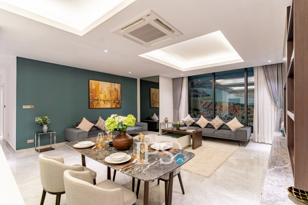 Type B 3-Bedroom Condo For Sale - J Tower 3, Tonle Bassac, Phnom Penh Type B 3-Bedroom Condo For Sale - J Tower 3, Tonle Bassac, Phnom Penh