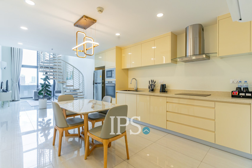 Loft 1 Bedroom Serviced  Apartment For Rent - Boeung Kak 1, Phnom Penh