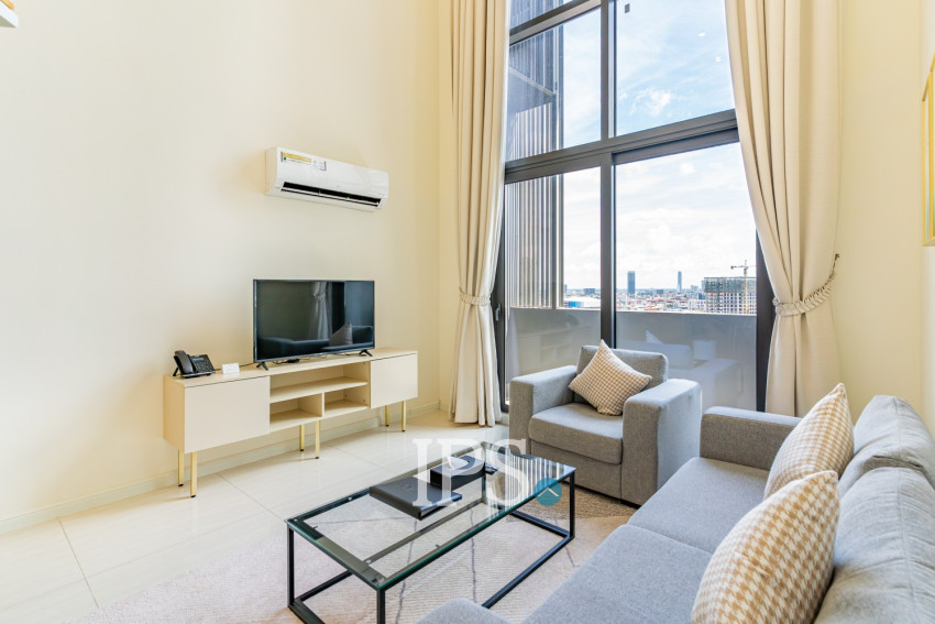 Loft 1 Bedroom Serviced  Apartment For Rent - Boeung Kak 1, Phnom Penh