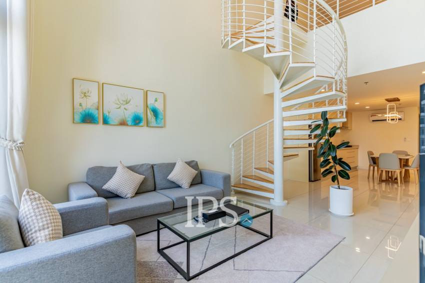 Loft 1 Bedroom Serviced  Apartment For Rent - Boeung Kak 1, Phnom Penh