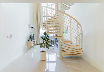 Loft 1 Bedroom Serviced  Apartment For Rent - Boeung Kak 1, Phnom Penh thumbnail