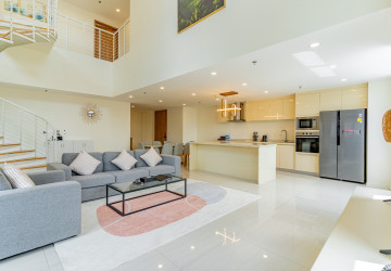 Duplex 3 Bedroom Serviced Apartment For Rent - Boeung Kak 1, Phnom Penh thumbnail