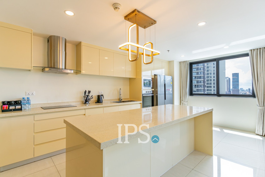 Duplex 3 Bedroom Serviced Apartment For Rent - Boeung Kak 1, Phnom Penh