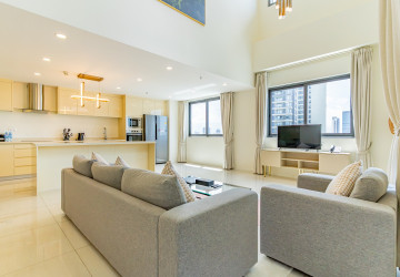 Duplex 3 Bedroom Serviced Apartment For Rent - Boeung Kak 1, Phnom Penh thumbnail