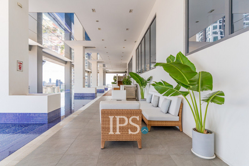 Duplex 3 Bedroom Serviced Apartment For Rent - Boeung Kak 1, Phnom Penh