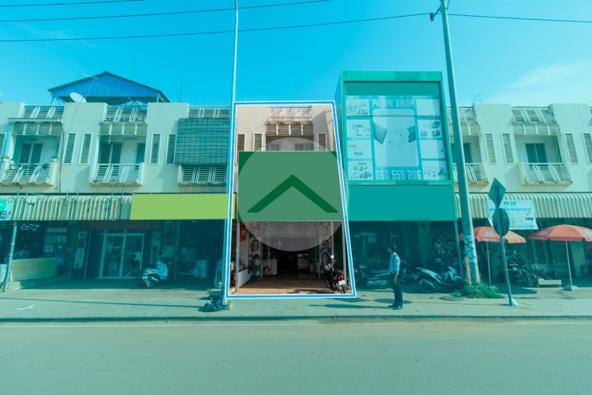 4 Bedroom Commercial Shophouse For Sale - Chreav, Siem Reap