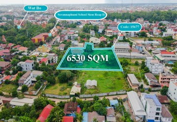 6530 Sqm Residential Land For Sale - Wat Bo, Siem Reap thumbnail