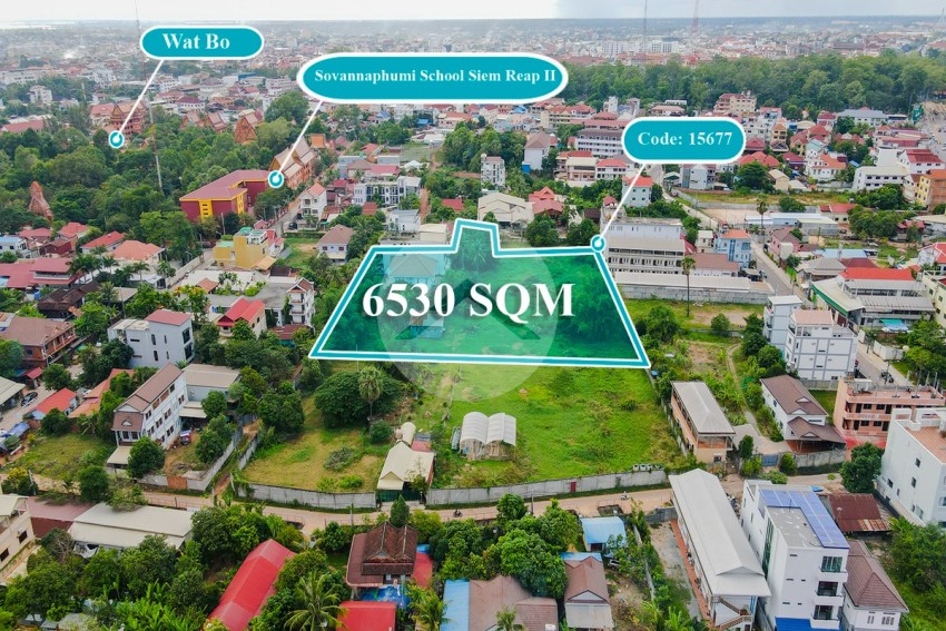 6530 Sqm Residential Land For Sale - Wat Bo, Siem Reap