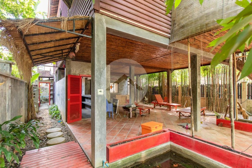 2 Bedroom Wooden House For Rent - Slor Kram, Siem Reap