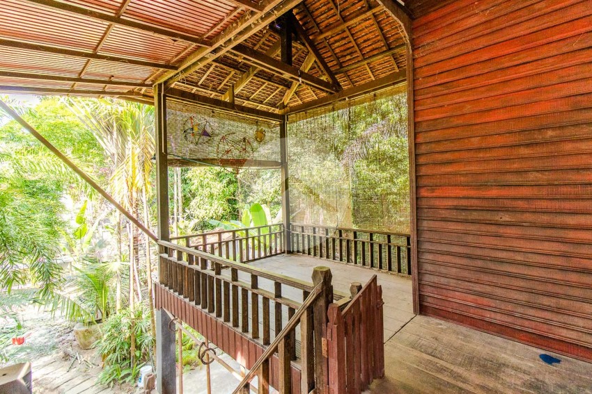 2 Bedroom Wooden House For Rent - Slor Kram, Siem Reap