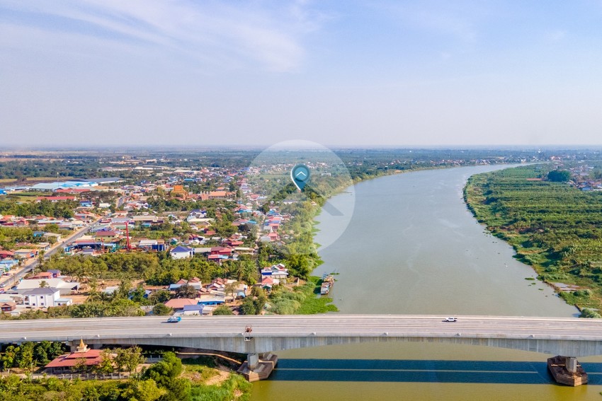 3,853 Sqm River Front Land For Sale - Kampong Svay, Kandal