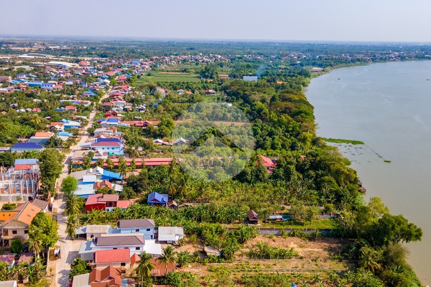 3,853 Sqm River Front Land For Sale - Kampong Svay, Kandal