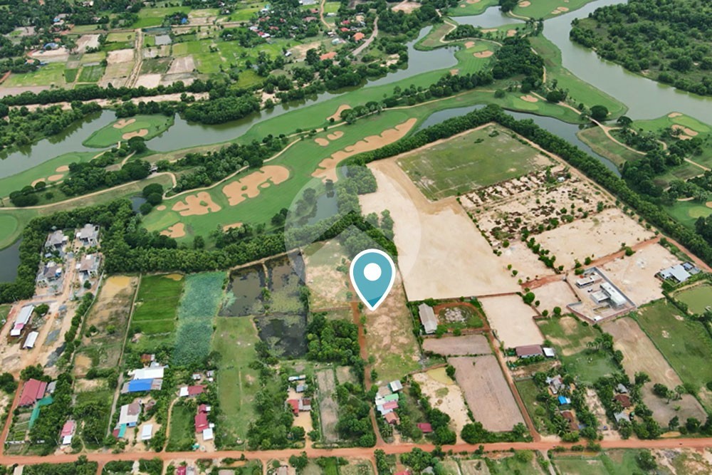 1899 Sqm Land For Sale - Next to Golf Course, Svay Dangkum, Siem Reap - Image 2