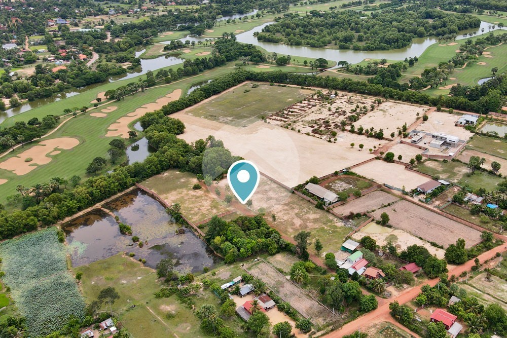 1899 Sqm Land For Sale - Next to Golf Course, Svay Dangkum, Siem Reap - Image 3