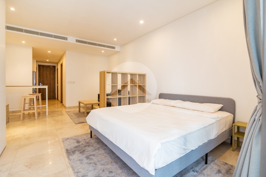 50 Sqm Studio For Rent - Embassy Residences, Tonle Bassac, Phnom Penh