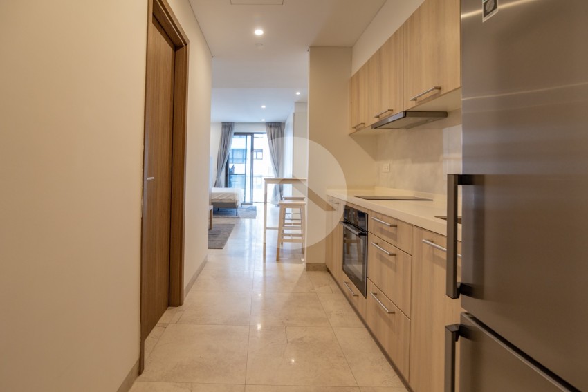 50 Sqm Studio For Rent - Embassy Residences, Tonle Bassac, Phnom Penh