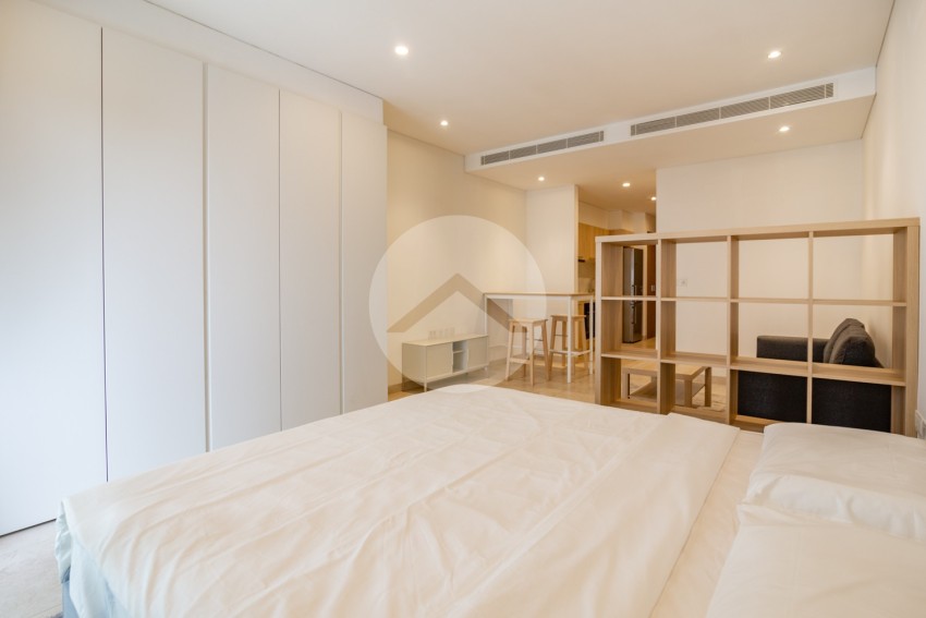 50 Sqm Studio For Rent - Embassy Residences, Tonle Bassac, Phnom Penh