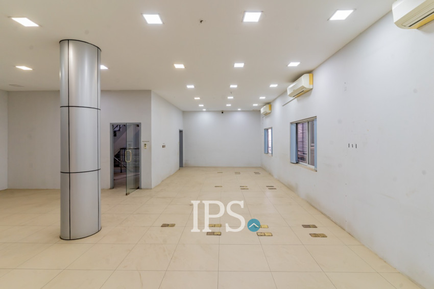 1600 Sqm Commercial Building For Rent - Along National Road 6A, Chroy Changvar, Phnom Penh