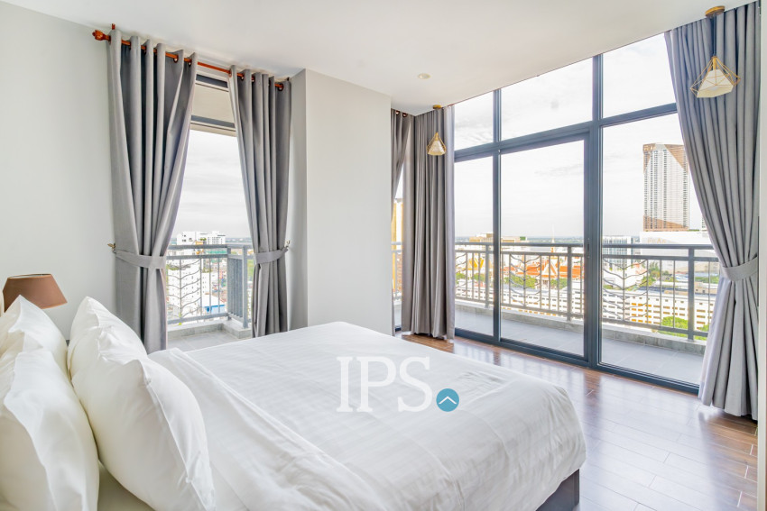 3 Bedroom Serviced Apartment For Rent - Tonle Bassac, Phnom Penh