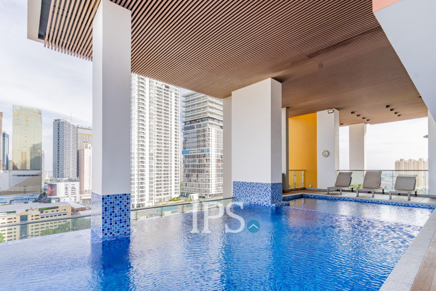 3 Bedroom Serviced Apartment For Rent - Tonle Bassac, Phnom Penh