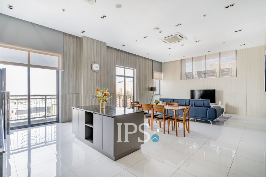 3 Bedroom Serviced Apartment For Rent - Tonle Bassac, Phnom Penh