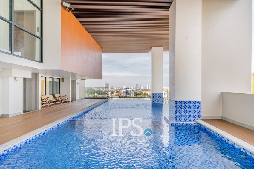 1 Bedroom Serviced Apartment For Rent - Tonle Bassac, Phnom Penh