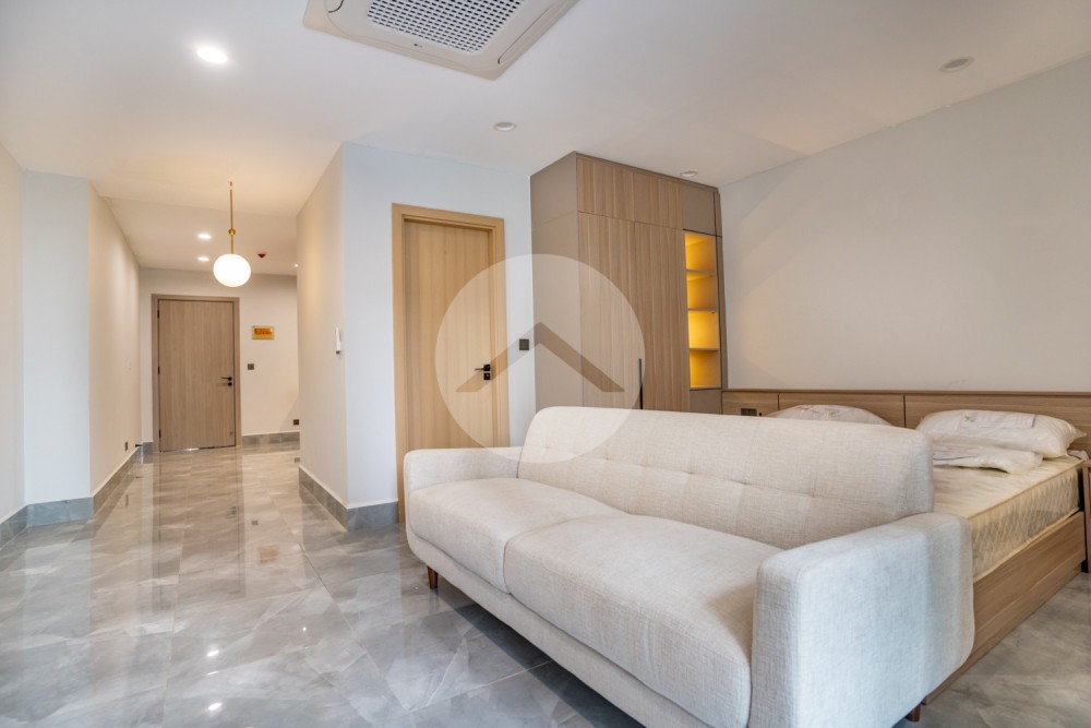 48 Sqm Serviced Studio Apartment For Rent - Boeung Kak 1, Toul Kork, Phnom Penh