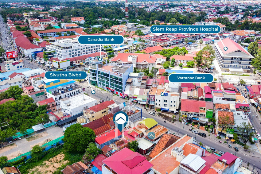 8 Bedroom Commercial Building For Sale - Night Market, Siem Reap