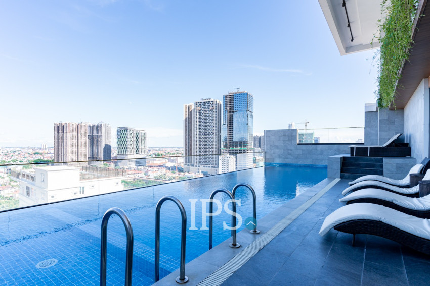 2 Bedroom Serviced Apartment For Rent - Boeung Trabek, Phnom Penh