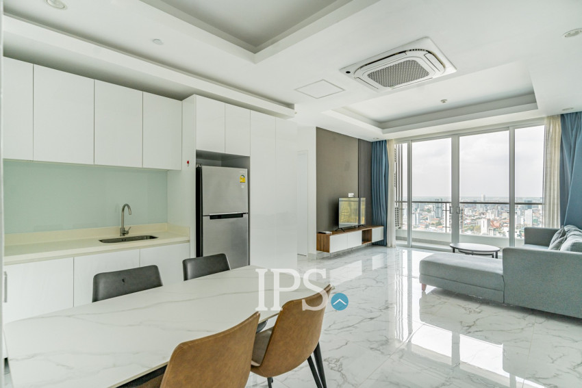 27th Floor 2 Bedroom Condo For Sale - J Tower 2, BKK1, Phnom Penh