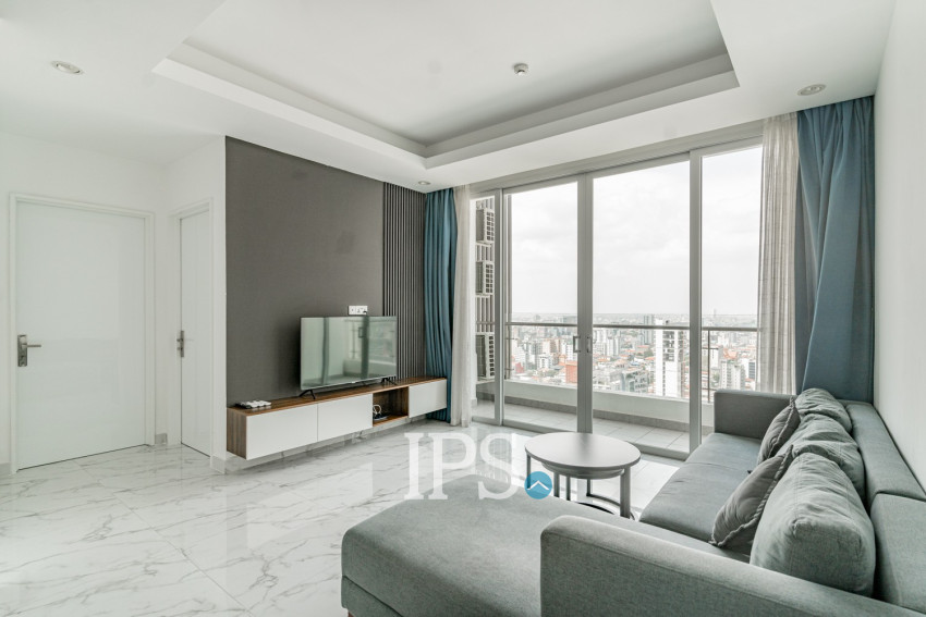 27th Floor 2 Bedroom Condo For Sale - J Tower 2, BKK1, Phnom Penh
