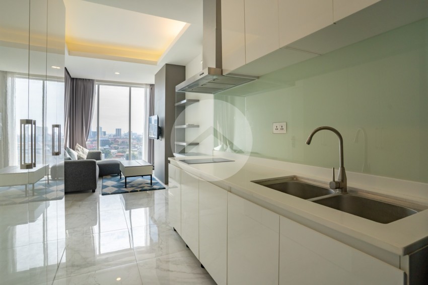 1 Bedroom Condo For Studio For Rent- J Tower 1, Tonle Bassac, Phnom Penh