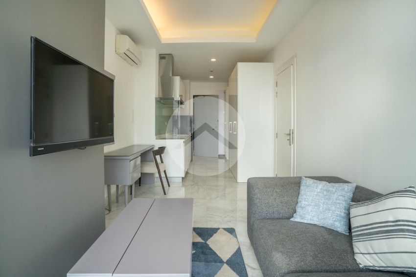 1 Bedroom Condo For Studio For Rent- J Tower 1, Tonle Bassac, Phnom Penh