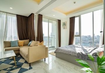 Studio For Rent - J Tower 1, Tonle Bassac, Phnom Penh thumbnail