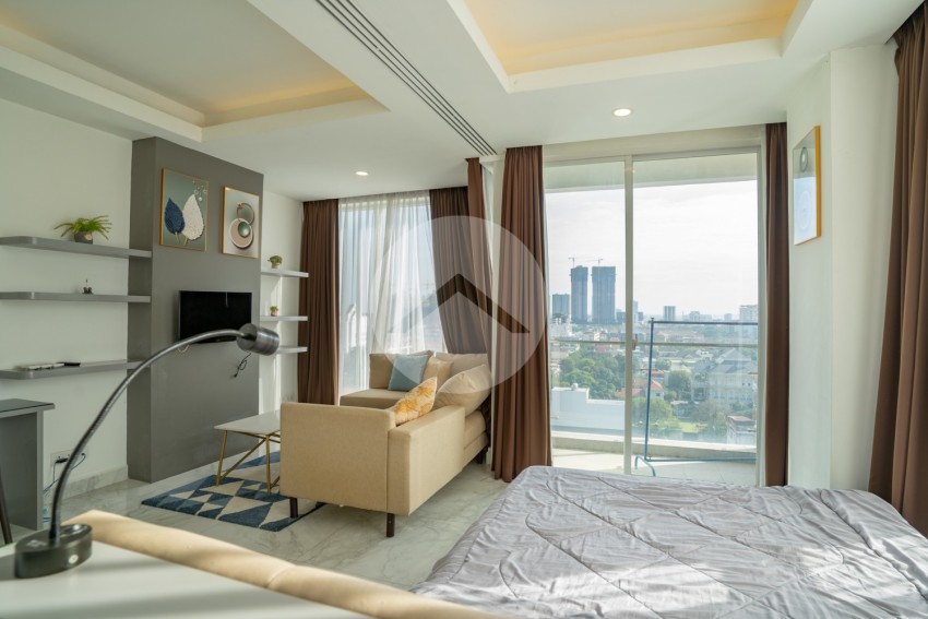 Studio For Rent - J Tower 1, Tonle Bassac, Phnom Penh