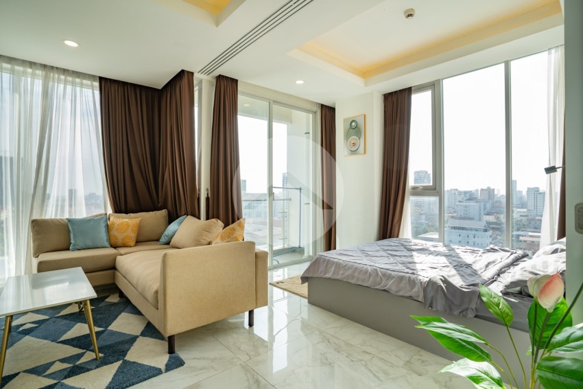 Studio For Rent - J Tower 1, Tonle Bassac, Phnom Penh