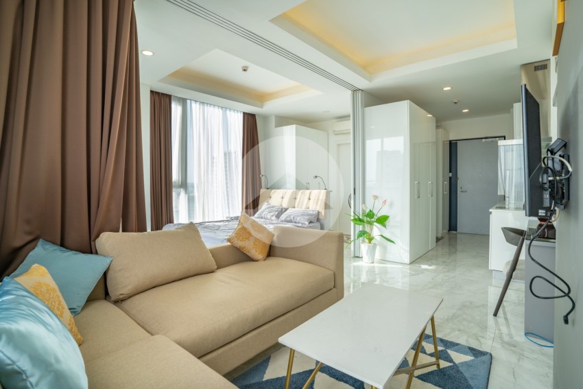 Studio For Rent - J Tower 1, Tonle Bassac, Phnom Penh