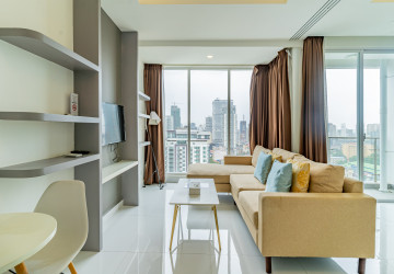 45 Sqm Studio For Rent - J Tower 1, Tonle Bassac, Phnom Penh thumbnail