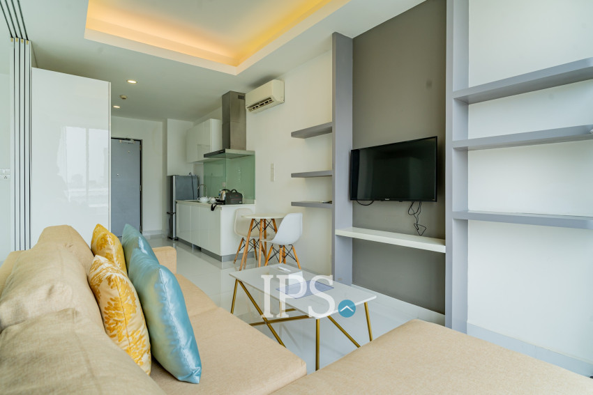 45 Sqm Studio For Rent - J Tower 1, Tonle Bassac, Phnom Penh