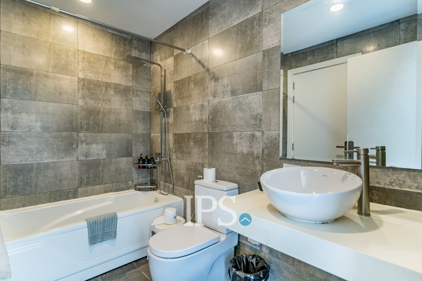 45 Sqm Studio For Rent - J Tower 1, Tonle Bassac, Phnom Penh