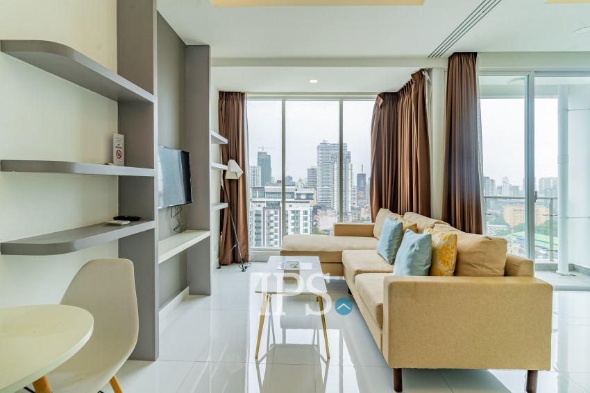 45 Sqm Studio For Rent - J Tower 1, Tonle Bassac, Phnom Penh