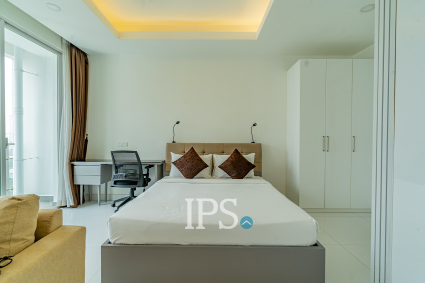 45 Sqm Studio For Rent - J Tower 1, Tonle Bassac, Phnom Penh