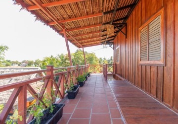 3 Bedroom Wooden House For Rent - Kandaek, Prasat Bakong, Siem Reap thumbnail
