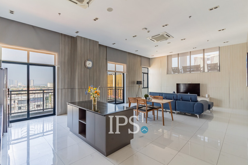 3 Bedroom Serviced Apartment For Rent - Tonle Bassac, Phnom Penh