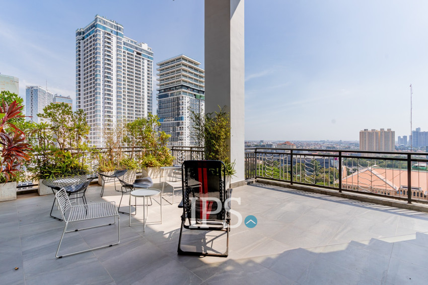 3 Bedroom Serviced Apartment For Rent - Tonle Bassac, Phnom Penh