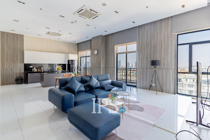 3 Bedroom Serviced Apartment For Rent - Tonle Bassac, Phnom Penh