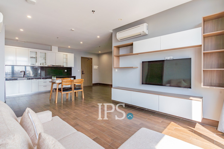 3 Bedroom Serviced Apartment For Rent - Tonle Bassac, Phnom Penh
