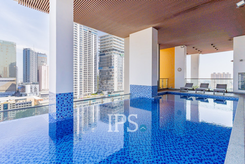 3 Bedroom Serviced Apartment For Rent - Tonle Bassac, Phnom Penh