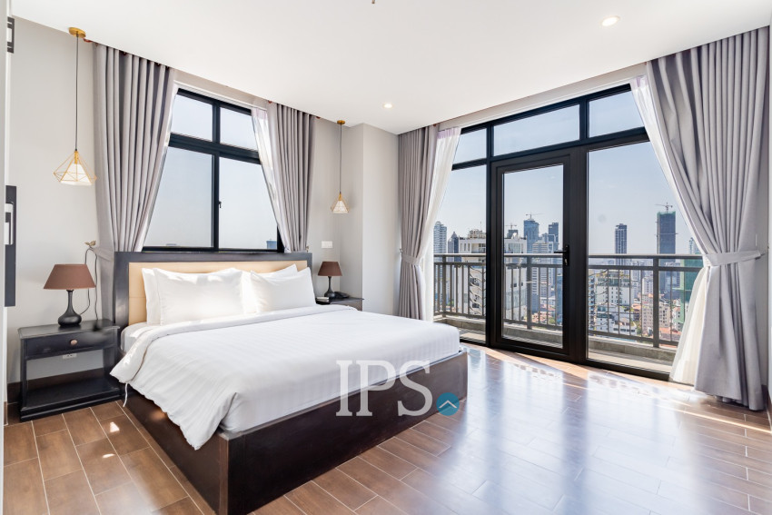 3 Bedroom Serviced Apartment For Rent - Tonle Bassac, Phnom Penh